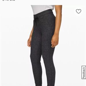Lululemon High-Waisted dark heathered gray Leggings